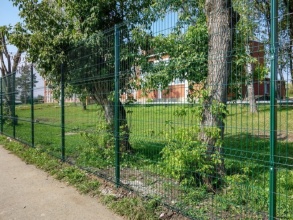 3D заборы для школы 90 метров фото в Дрожжино