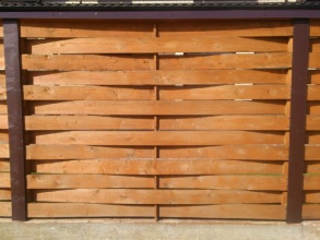 Деревянный забор плетёнка 12 метров фото в Дрожжино